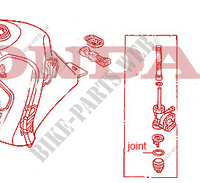 O-ring gasket tap / tank for Honda XLR and NX 16173-001-004